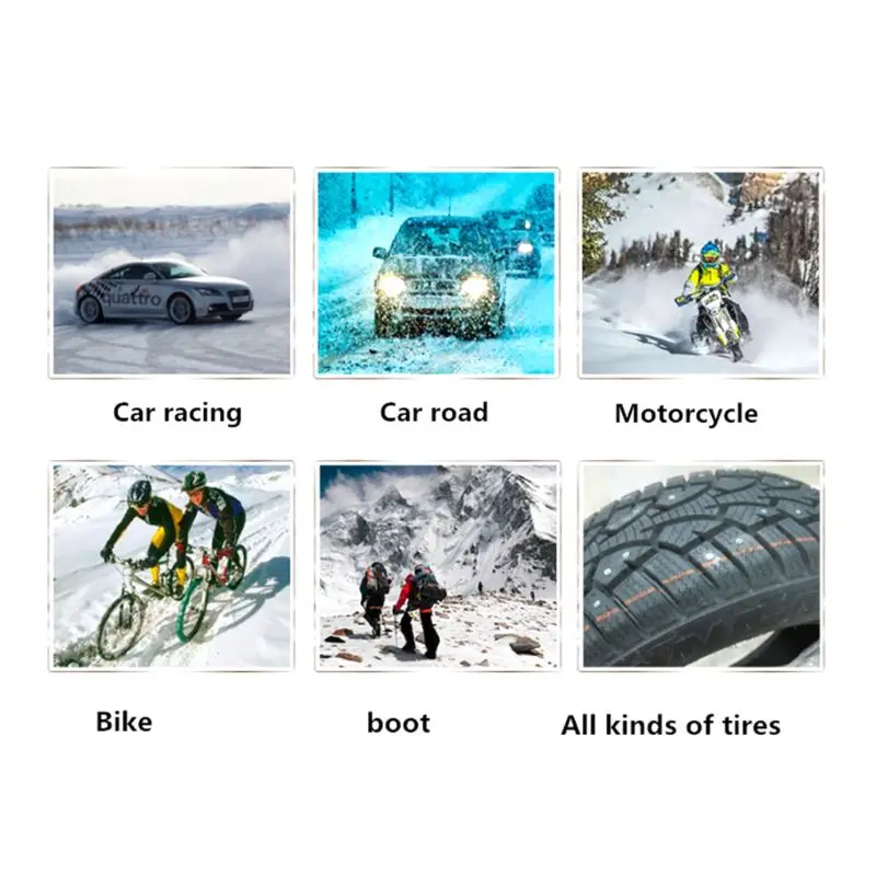 Cheap 100pcs Car Tire Anti slip Sleeve Studs Screws Cleats Spikes Wheel Winter Protection