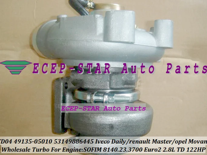 TF035 49135-05010 53149886445 Turbo Turbocharger Fit For IVECO Commercial Daily 2.8L TD Renault Master Opel Movano SOFIM 8140.23.3700 122HP (4)