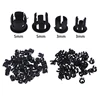 50pcs Black Plastic 3mm 5mm Lamp LED Diode Holder Black Clip Bezel Socket Mount Useful ► Photo 1/6