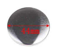 44mm 10 шт. 37-58mmPlastic металлической заготовки значок на булавке значок кнопки Maker металлические материалы для поделок DIY Запчасти расходные материалы для одежды - Цвет: 44mm