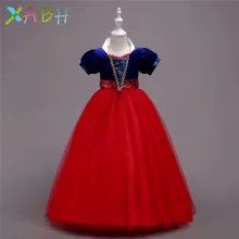 EAZII/длинные платья для девочек, карнавальный костюм принцессы, вечерние платья, vestidos fantasia, детская одежда для девочек, vestidos verano