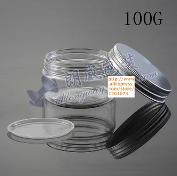

Wholesale,100G Cream Jar,Double Layer,Plastic Cosmetic Container,Screw Cap,Empty Makeup Sub-bottling,Sample Mask Canister