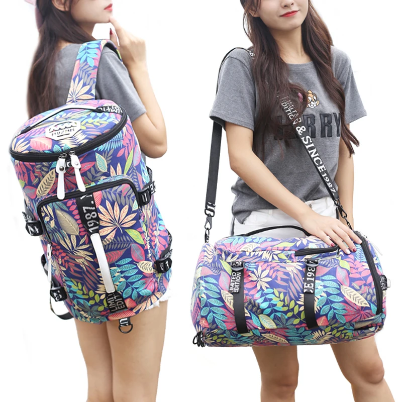 Outdoor Large Capacity Waterproof Canvas Gym Bags Sport Men Women Big