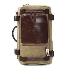 Мужские многофункциональные дорожные сумки повседневные мужские брезентовый Рюкзак с тремя вместительными сумками рюкзаки для ноутбуков