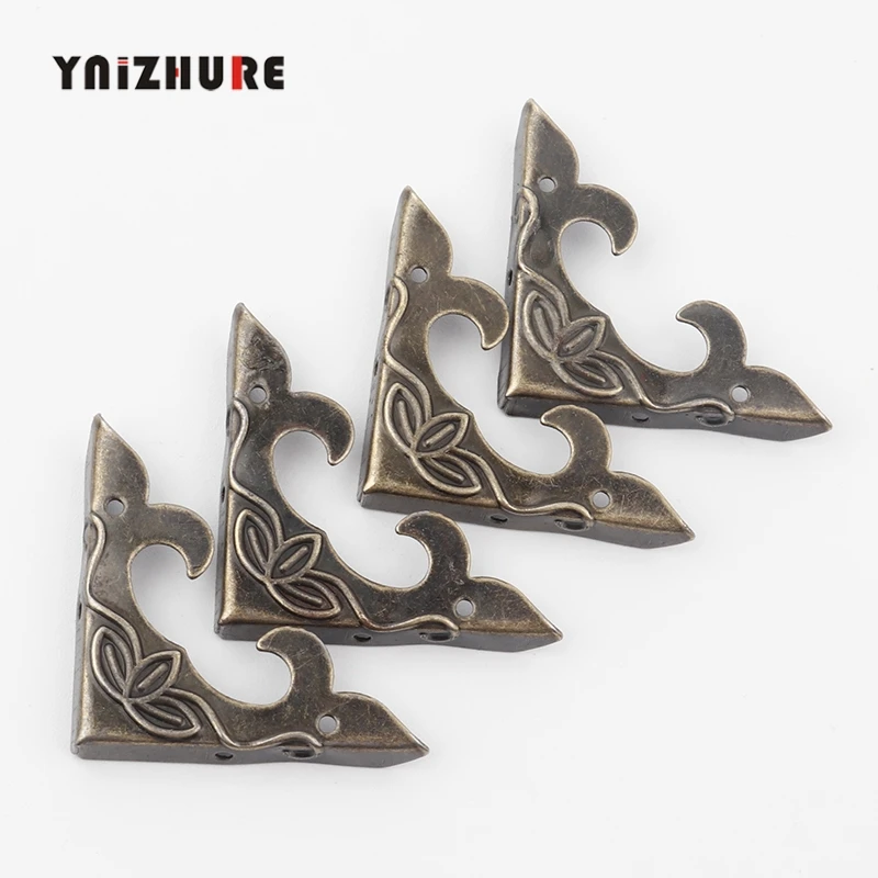 Античный угловой кронштейн 30 мм деревянная шкатулка для скрапбукинга