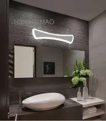 Современные светодиоды для зеркал 40 см ~ 120 см настенный светильник ванная комната спальня стенка изголовья бра лампе деко Анти-туман и
