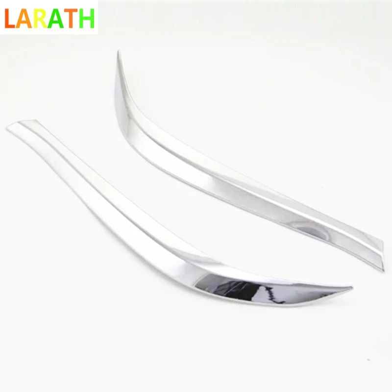 Накладка на переднюю фару для Toyota Land Cruiser FJ200 2016 2017 ABS Chrome ABS|trim cover|abs chromeeyebrow trim |