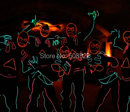 Best Offers E0028 LED Costumes, LED robot suit. EL Wire costumes, EL Wire clothing, LED Clothing Size/ color customized