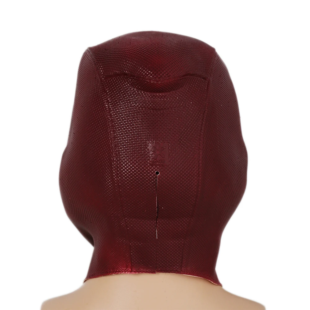 XCOSER обновленная маска для косплея из фильма Vesion Deadpool, красный латексный шлем на всю голову, костюм для косплея Deadpool, реквизит, маска на Хэллоуин