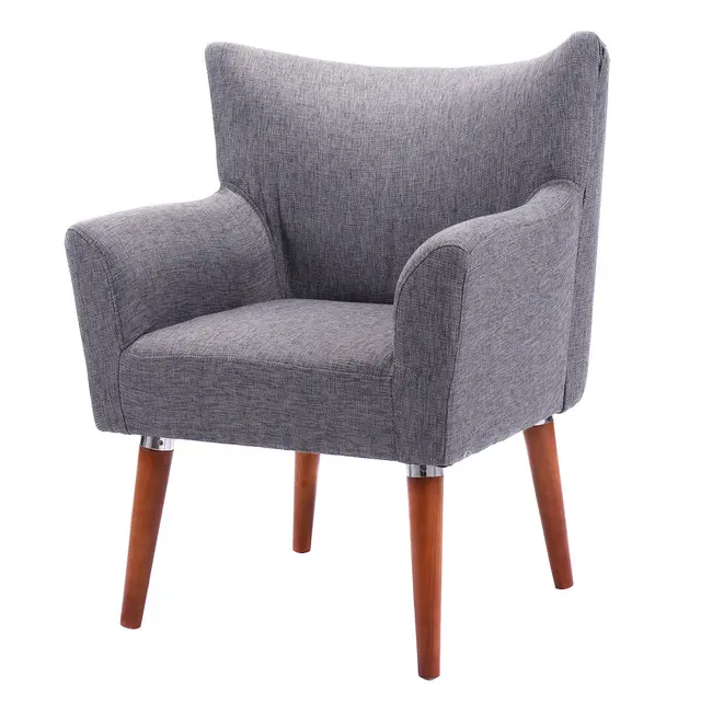 Giantex Living Room Leisure Arm Chair Modern Single Couch Seat Home Giantex Living Room Leisure Arm Chair Modern Single Couch Seat Home Dining Furniture Wood Leg