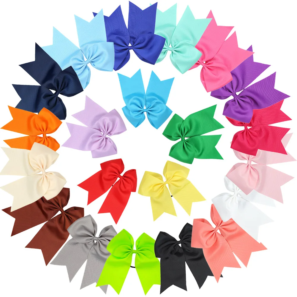 Buy 21Pcs 7 Inch Girls Grosgrain Ribbon Hair Bow With