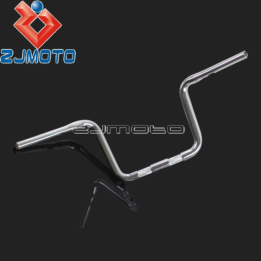 Хром 1 1/4 &quotбар 10&quot талии Обезьяна Вешалки руль для Harley Softail Heritage Springer Bad Boy кости