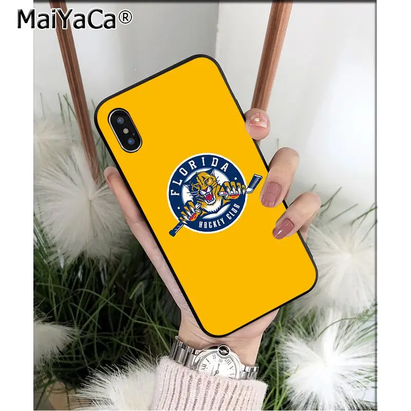 MaiYaCa Florida Panthers ТПУ Мягкий силиконовый чехол для телефона чехол для Apple iPhone 8 7 6 6S Plus X XS MAX 5 5S SE XR Чехол для мобильного телефона s - Color: A14