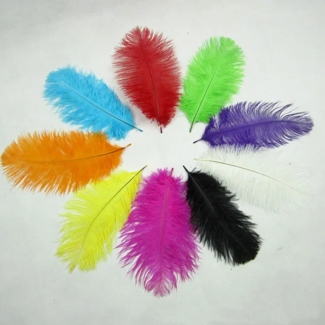 wholesale 20 PCS Plume ostrich feathers bulk ostrich feather trim for ...