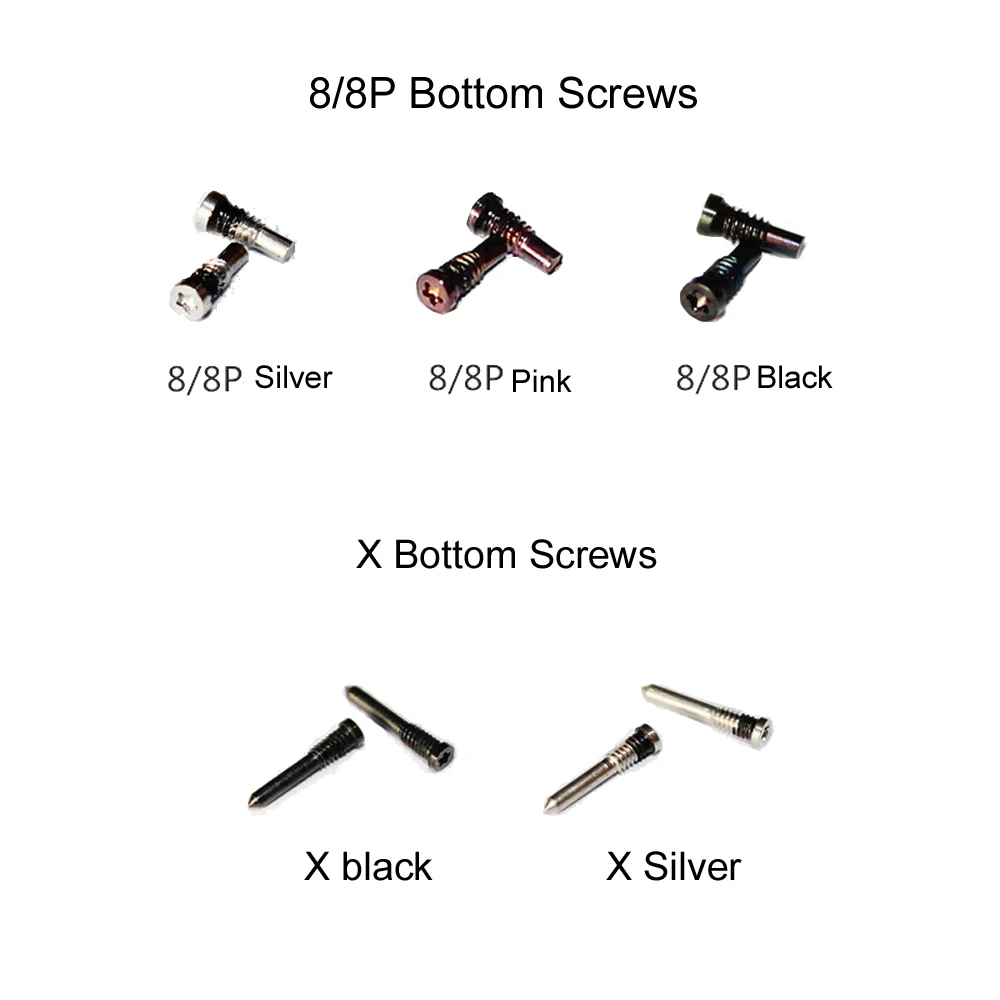 

50PCS Back Cover Screws for iPhone 6 6S Plus Bottom Dock Torx 5 Stars Pentalobe Screws For iPhone 5 5S 7G X 6G