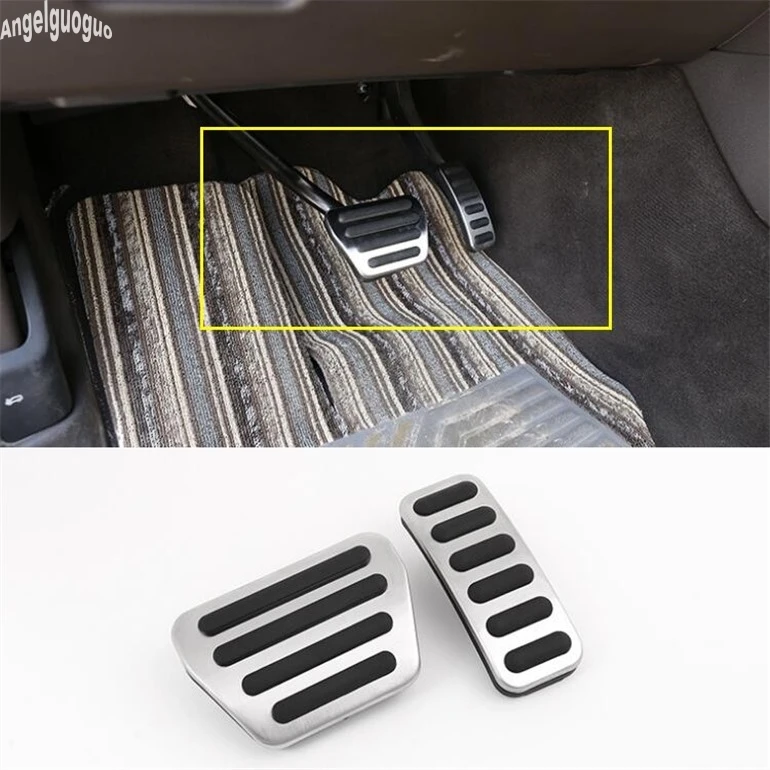 For Land Rover Range Rover Sport Vogue SE HSE Discovery 5 Car Steel Gas Brake Accelerator Pedal Cover Footrest Refit Accessories