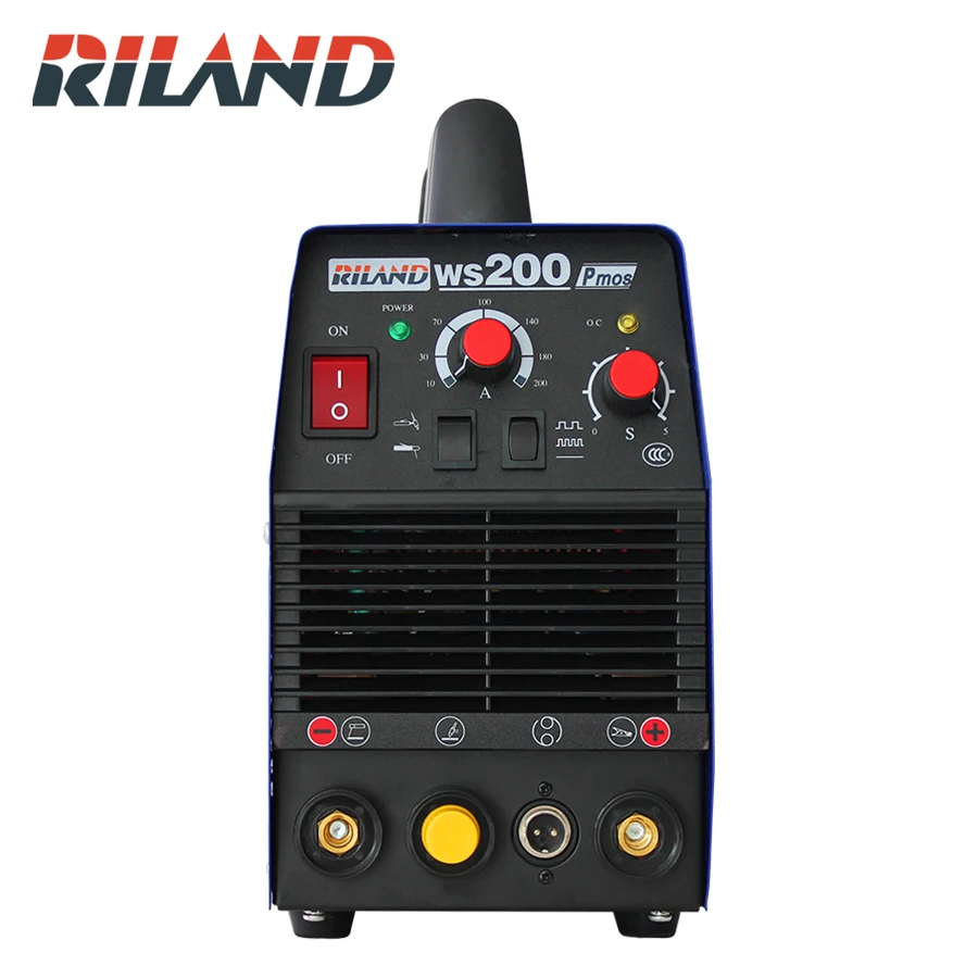 

RILAND WS200P ARC TIG Pulse TIG Welding Machine Multi Function Portable Inverter TIG Welder Argon welding