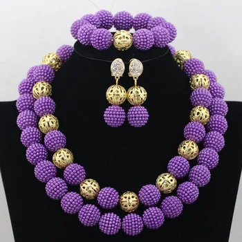 

Nice Bridal Costume Jewelry Set Best Selling African Wedding Beads New Arrival Free Shipping BN268
