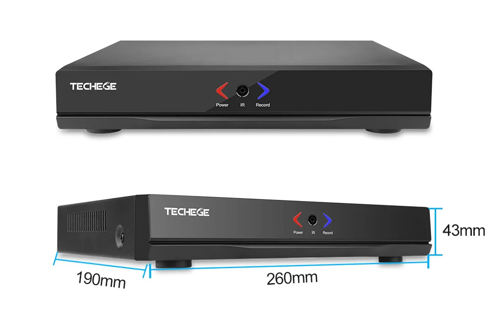 Techege 8CH 1080P POE NVR комплект 2MP 3000TVL PoE ip-камера P2P аудио система видеонаблюдения ИК Открытый ночного видения комплект видеонаблюдения