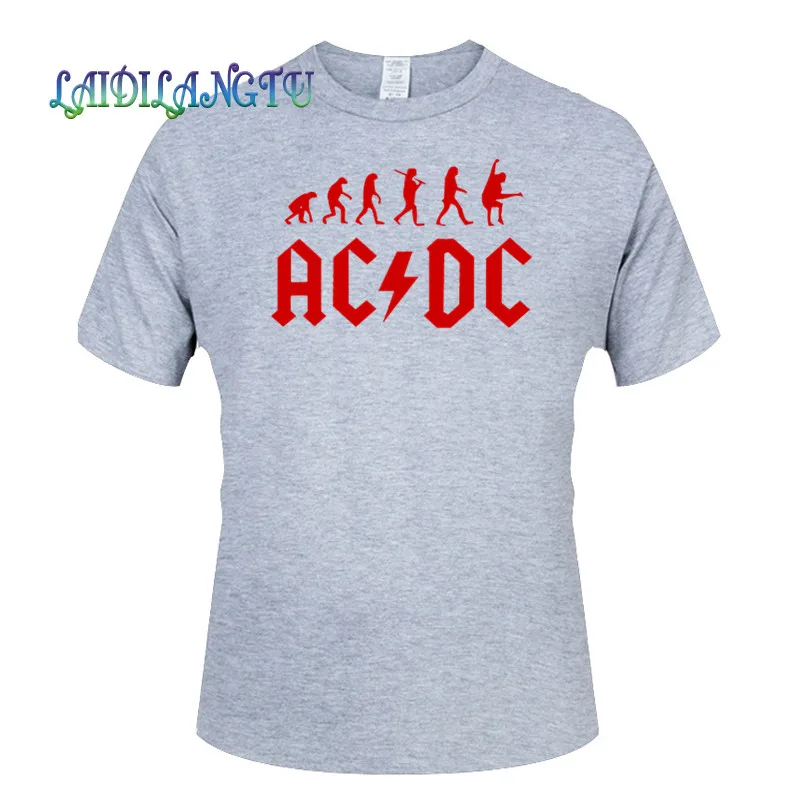 Новинка 2018New Camisetas AC/DC band rock Футболка мужская acdc футболки с рисунками Повседневная футболка с круглым вырезом в стиле хип-хоп короткий рукав хлопковый топ