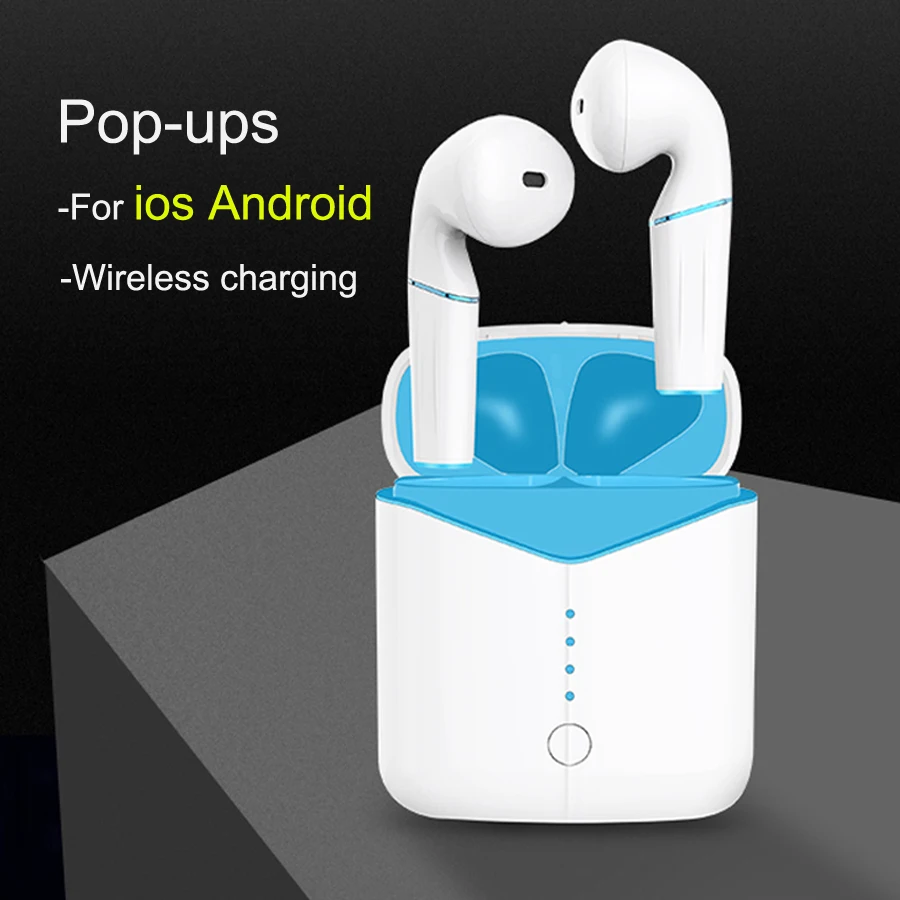 

Wireless Bluetooth Earphone Touch Control TWS Pop-up Sport Bass Wireless Earbuds Bluetooth 5.0 Headsets PK i10 i12 i20 tws