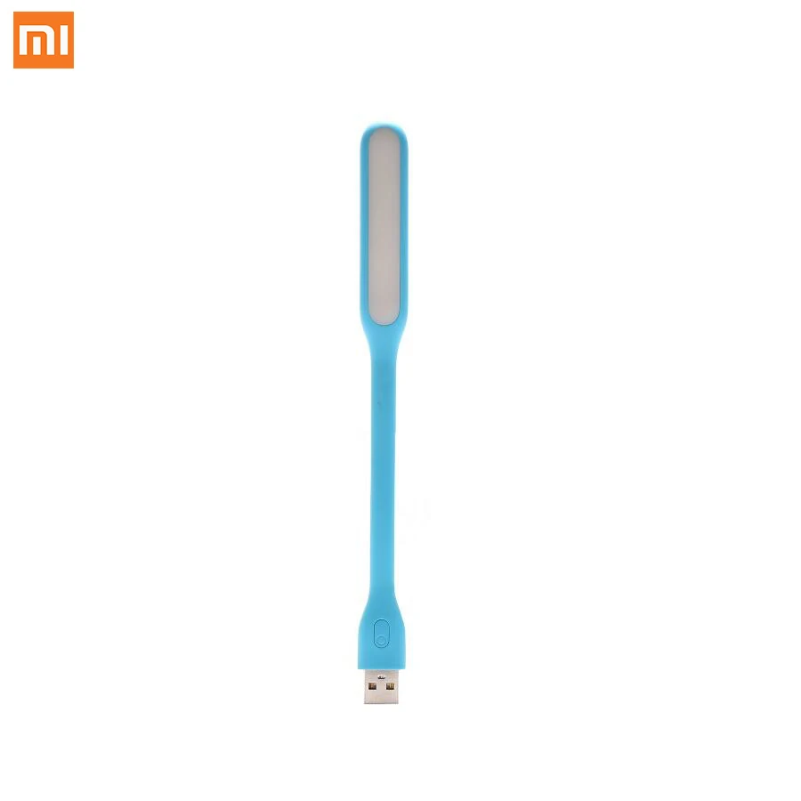 Обновление! с переключателем Xiaomi USB светильник Светодиодная лампа Xiaomi с USB для банка питания/comupter портативный сияющий светодиодный синий