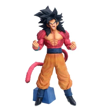 

Dragon Ball Super Saiyan Anime action model figure toy Son Goku painted collection 33cm toy Christmas gift F7447