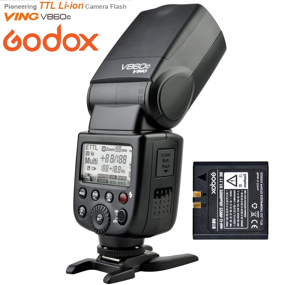 Godox VING V860C E-TTL    Speedlite  Canon TTL DSLR  -  