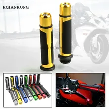 Для Honda Suzuki Yamaha Kawasaki концы универсальный CNC золото 7/8 ''мотоциклетные ручки 22 мм