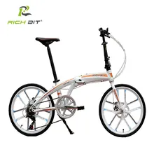 "RichBit Новый 20"" Мини Складной Велосипед Быстрое Освобождение Складной Велосипед Механические Дисковые Тормоза Складной Велосипедистов Со Встроенным Рим"
