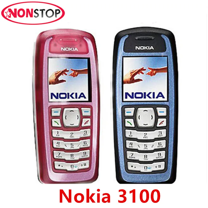 

Original Nokia 3100 GSM 2G Unlocked Cheapest Refurbished Nokia Cell Phone Free shipping