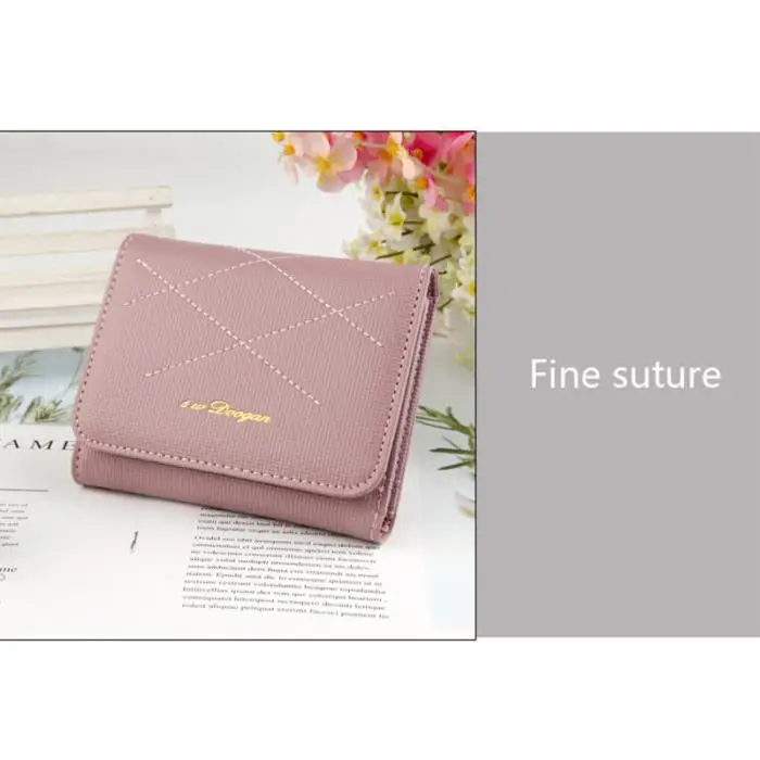 Women PU Wallet Multi-card Hand Holding Purse Credit Card Holder Organizer WF 668