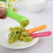 Kitchen Snacks Salad Tools Restaurant Cafeteria Home Flatware Candy Color Cute Fruit Fork Mini Multifunction Kitchen Gadgets