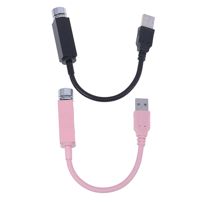 1Pc Universal LED Car Atmosphere Lamp Interior Ambient Star Light Flexible USB Plug Novelty Lighting Accessories