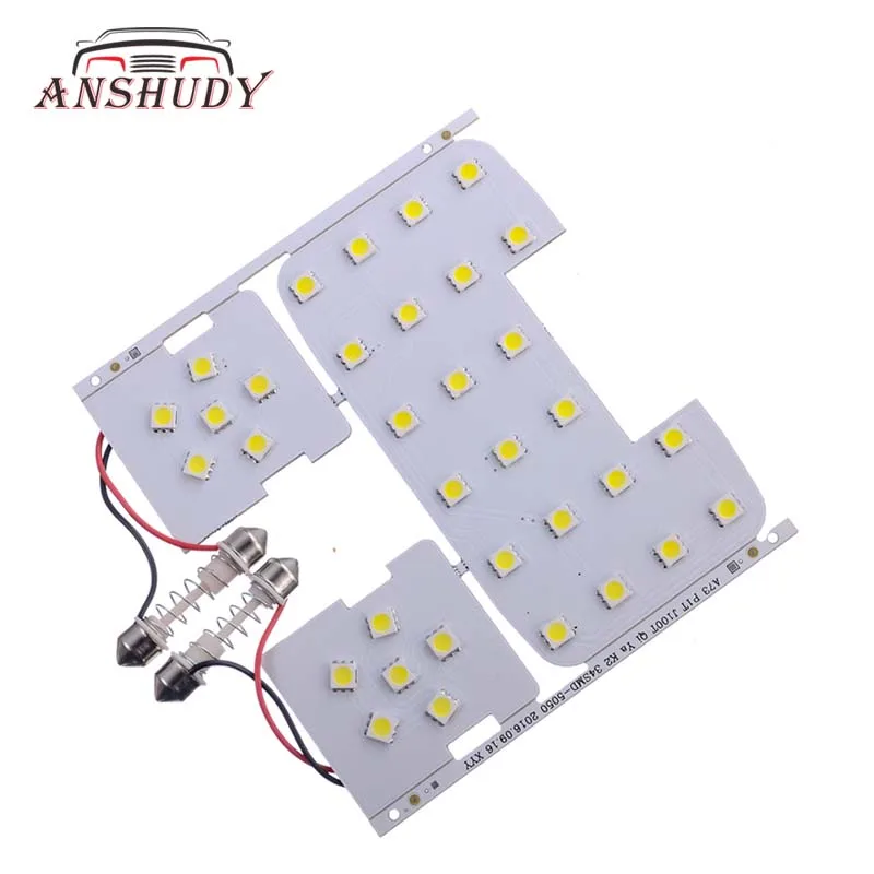 

Car LED Interior Light Reading Lamp Roof Bulb for Hyundai Solaris KIA K2 5050 34SMD High Brightness Auto Lights Styling