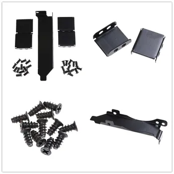 

Black Dual Fan Mount Rack PCI Slot Bracket For Video Card 8cm/9cm Fan 3 Fans Mount Rack PCI Slot Bracket Fan Connectors