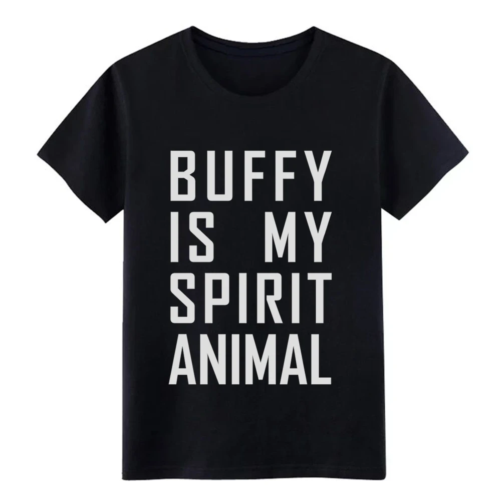 Мужская футболка Buffy Spirit Animal 2 100% хлопок S-XXXL тонкая против морщин комическая