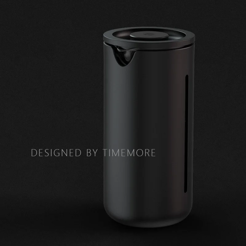 Timemore французский пресс-горшок стеклянный портативный французский пресс кофейник чай maker450мл французский Фильтр Чай кофейник пресс плунжер - Цвет: 450ml