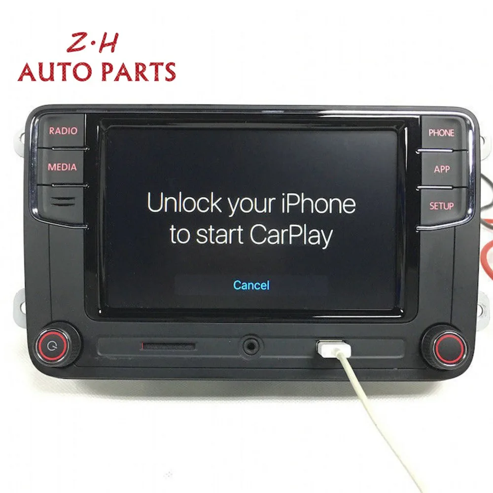 Новинка 6,5 ''MIB RCD330 Plus CarPlay радио плеер 6RD 035 187 B для VW Golf Jetta Passat B6 Eos Polo 1 Гб ram Поддержка Bluetooth USB