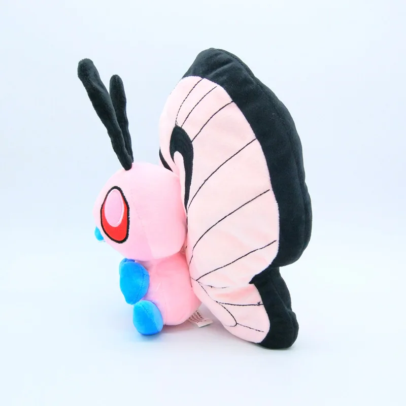 TAKARA TOMY Покемон Аниме персонажи Butterfree Мягкие плюшевые игрушки Покемон Плюшевые игрушки Kawaii уютная мягкая игрушка Подарки для детей