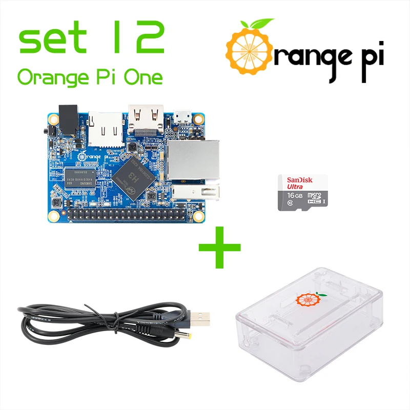 Prix pour Orange Pi Un SET12: Pi Un + Transparent ABS Cas + Câble D'alimentation + 16 GB Classe 10 Micro SD Carte Au-delà Framboise Prix pour Orange Pi Un SET12: Pi Un + Transparent ABS Cas + Câble D'alimentation + 16 GB Classe 10 Micro SD Carte Au-delà Framboise