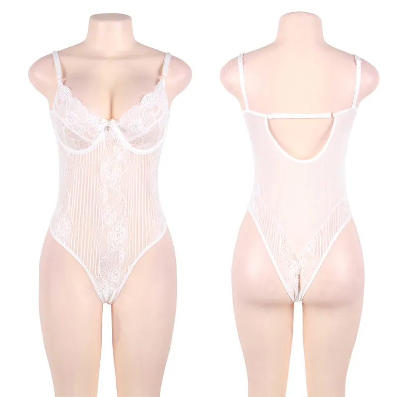 white lace rompers