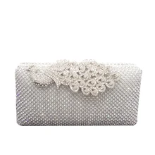 Роскошные вечерние сумочки в стиле павлина из Европы, США, высокого класса, стразы, вечерняя сумочка-клатч, Женская сумочка, женские сумки на плечо