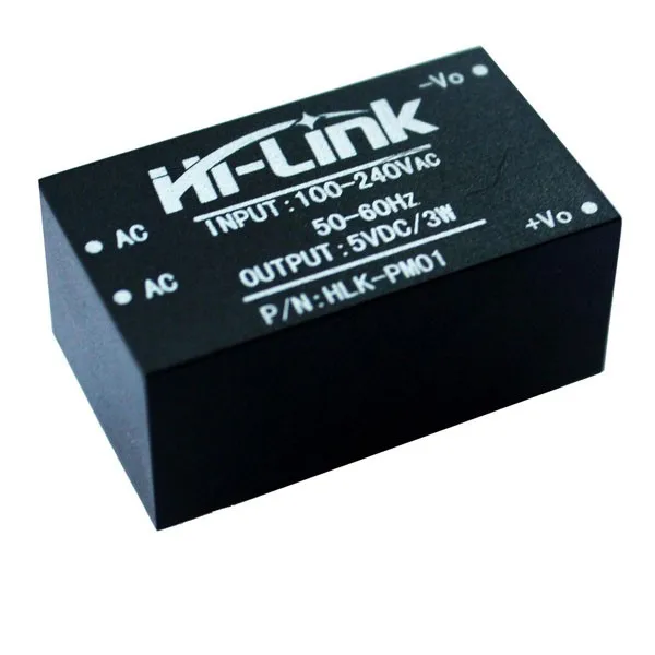 1x HLK-PM01 AC-DC 220V 5V понижающий Питание модуль бытовой выключатель VEB73 P30