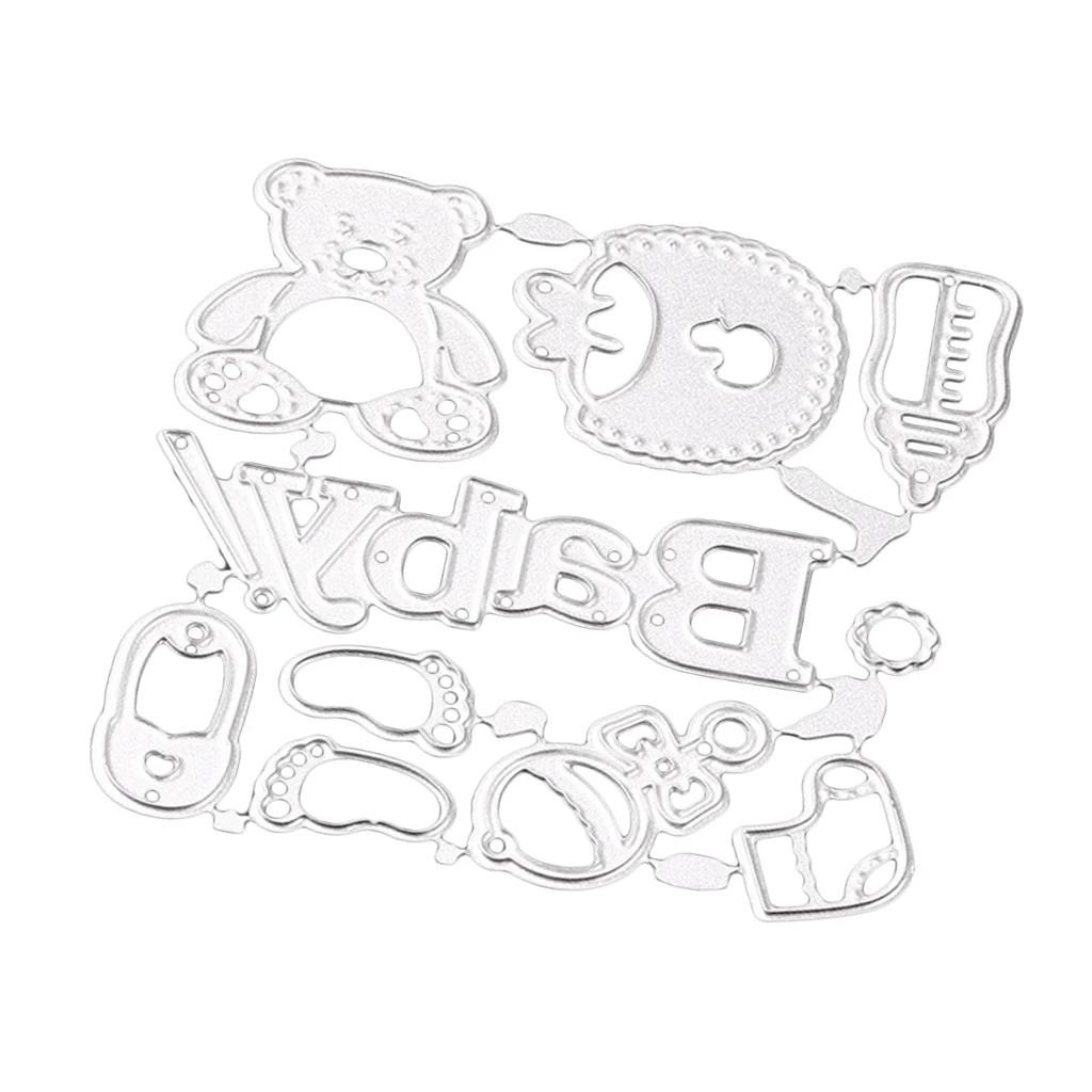 Baby Accessories Metal Cutting Dies Stencil for Scrapbook Album Emboss Craft