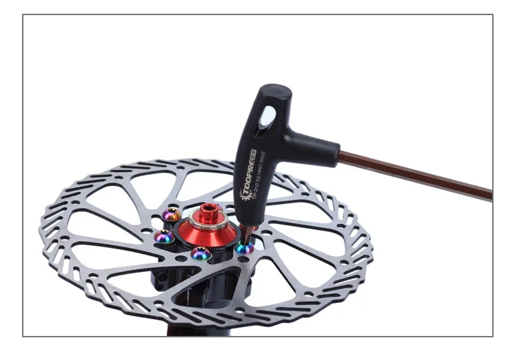 Профессиональный велосипедный тормозной диск T25 гаечный ключ для MTB дисковых тормозных роторов Torx головная отвертка инструменты для ремонта велосипеда