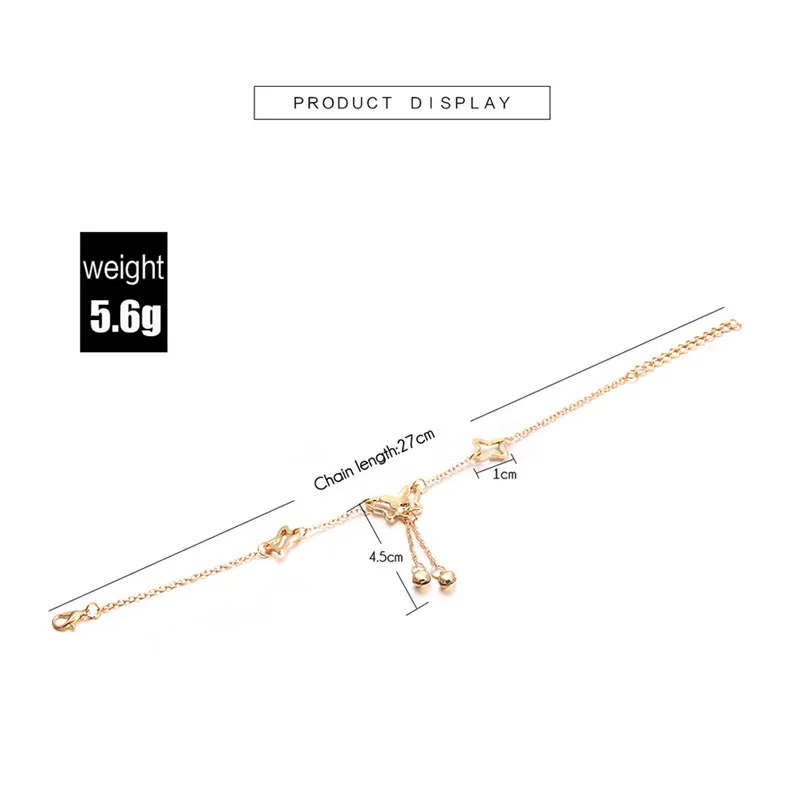 2018 NEW Beads anklets for women Ankle Bracelet Women Anklet Adjustable Chain Foot Beach Sandals Pulseras Tobilleras Y17#N (3)