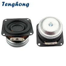 Tenghong 2 шт 1,5 дюймов полный спектр динамик s 4Ohm 10 Вт 40 мм портативная аудио Колонка 16 Ядро Резиновый край громкоговорители DIY