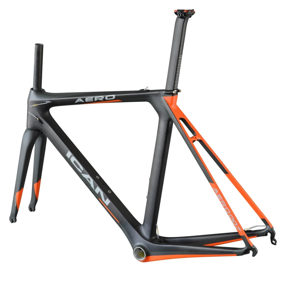 ICANBikes aero dynamic carbon road frame1050g UD matt BB86 и DI2 карбоновая рама для шоссейного велосипеда
