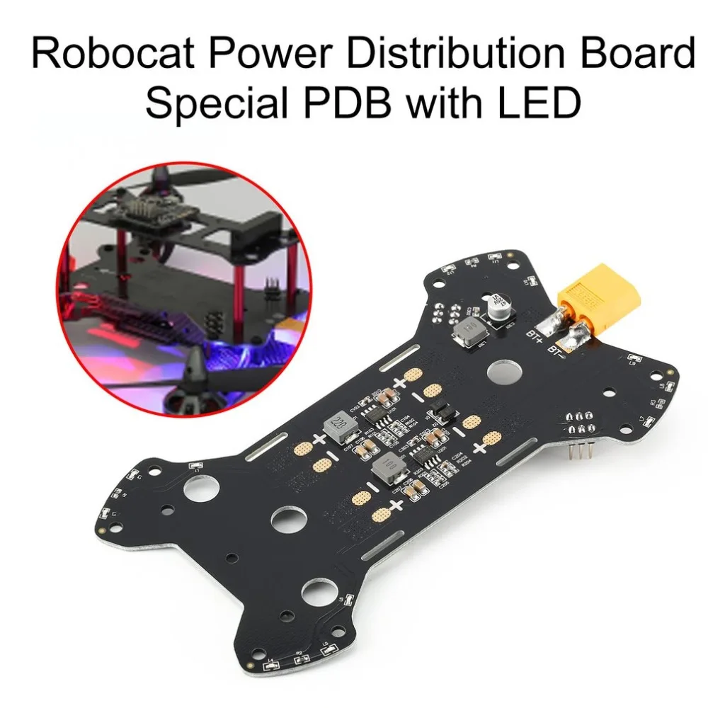 Защитной крышкой Robocat PDB Мощность распределительный щит W/5В 12В BEC встроенный/с